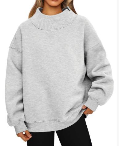 Minimalist High-Neck Sweatshirt