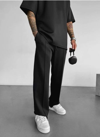 Relaxed Fit Drawstring Pants