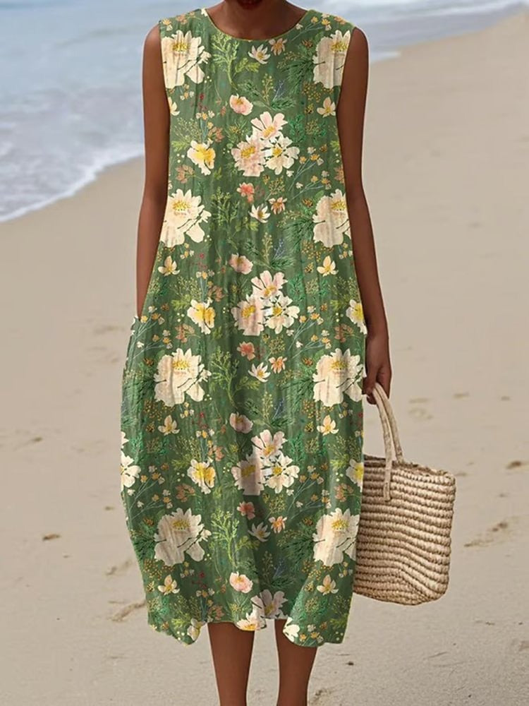 Women’s Sleeveless Midi Dress #2