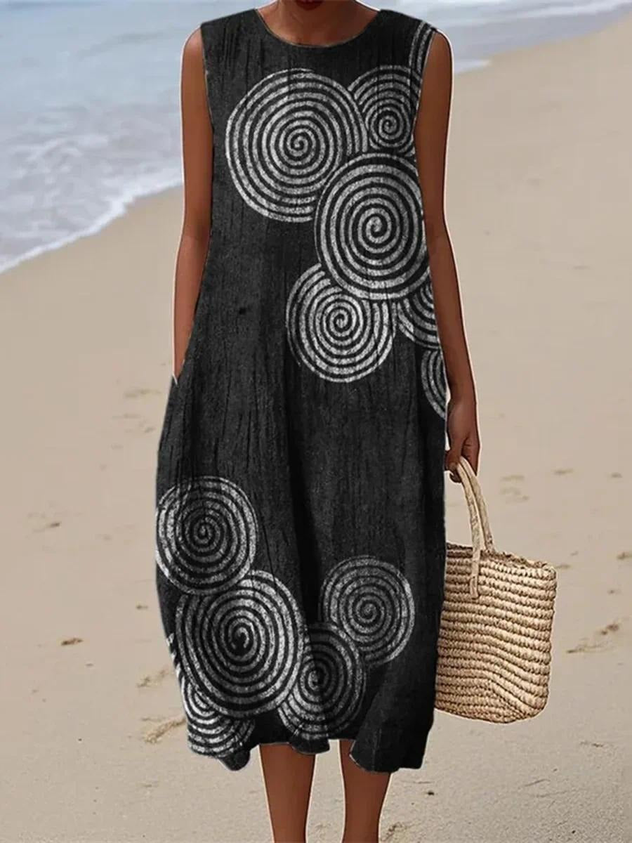 Women’s Sleeveless Midi Dress #2