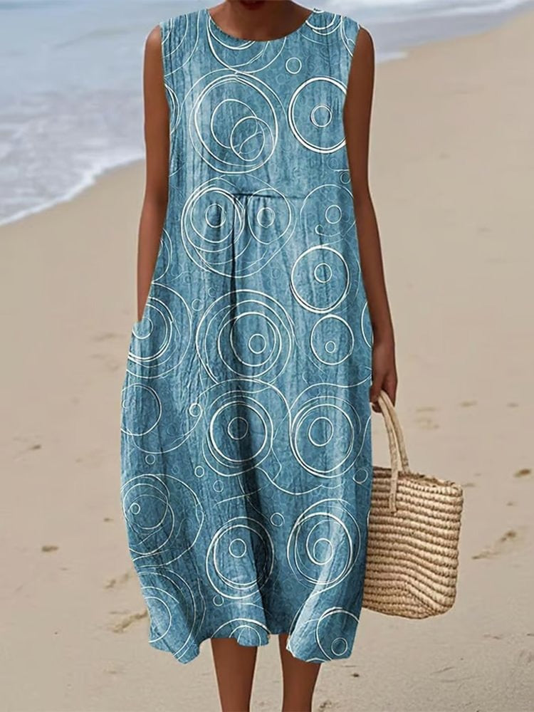 Women’s Sleeveless Midi Dress #2