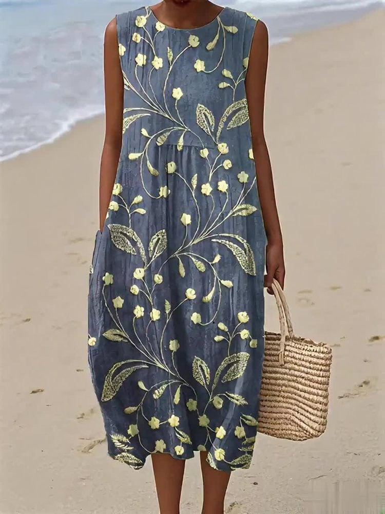 Women’s Sleeveless Midi Dress #2