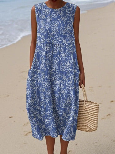 Women’s Sleeveless Midi Dress #2