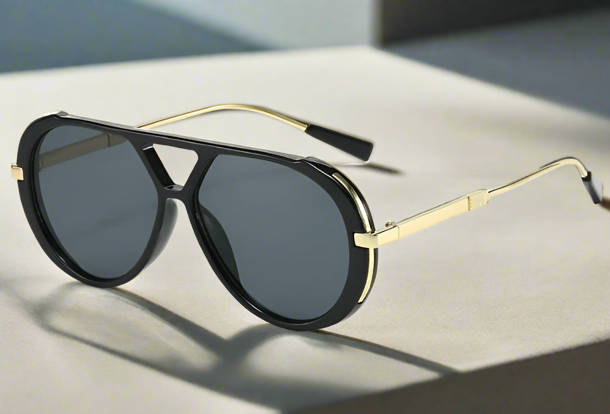 Aviator style glasses