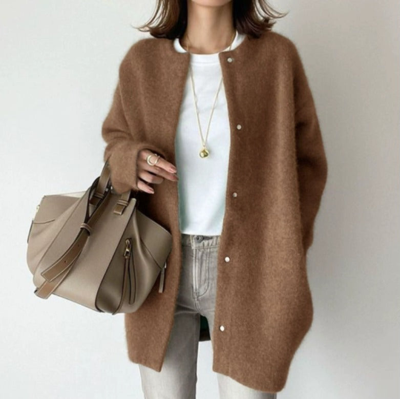Sand Mist Wool Cardigan