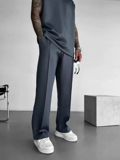 Relaxed Fit Drawstring Pants