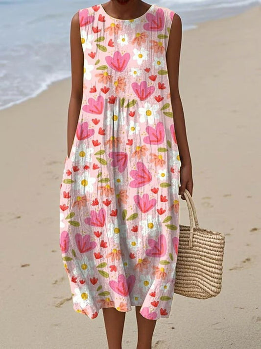 Women’s Sleeveless Midi Dress