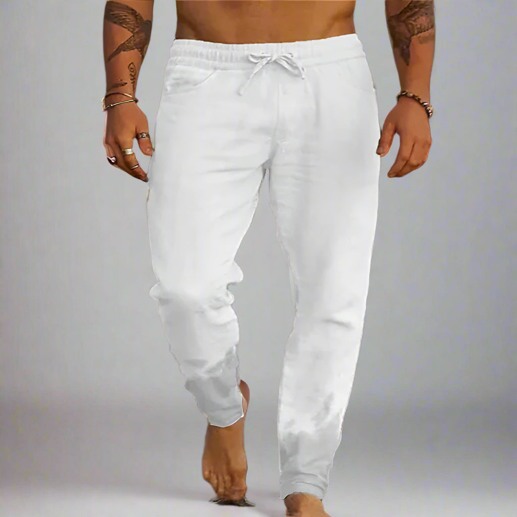 Men’s Linen Jogger Pants