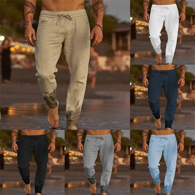 Men’s Linen Jogger Pants