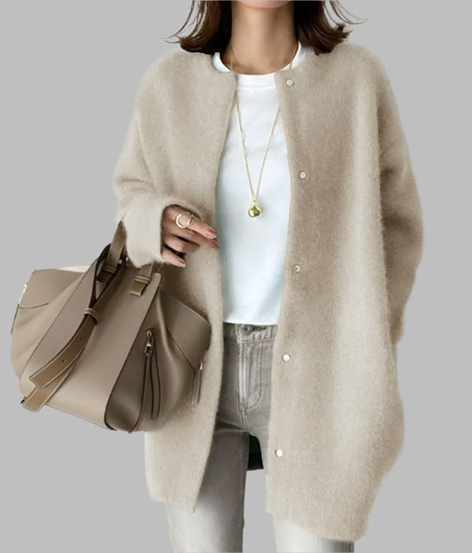 Sand Mist Wool Cardigan