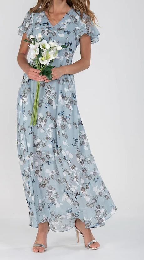 Blush Blossom Maxi Dress