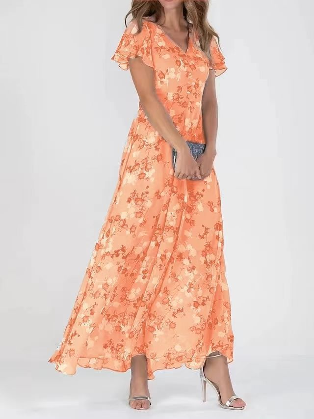 Blush Blossom Maxi Dress