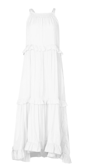 Boho Ruffle Maxi Dress